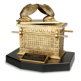 Elegant Ark Of The Covenant Sculpture - Presencia De Dios 10.5